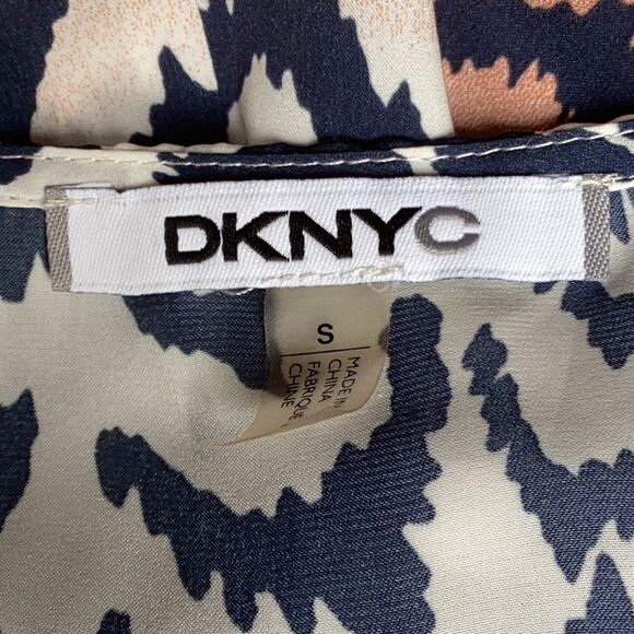 DKNY SMALL WOMENS SHIRT BLOUSE SHORT SLEEVES - Picture 5 of 7